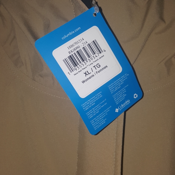 Columbia long trench jacket - Picture 2 of 8